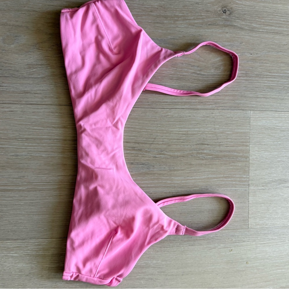 aerie Pink Scoop-Back Bikini Top